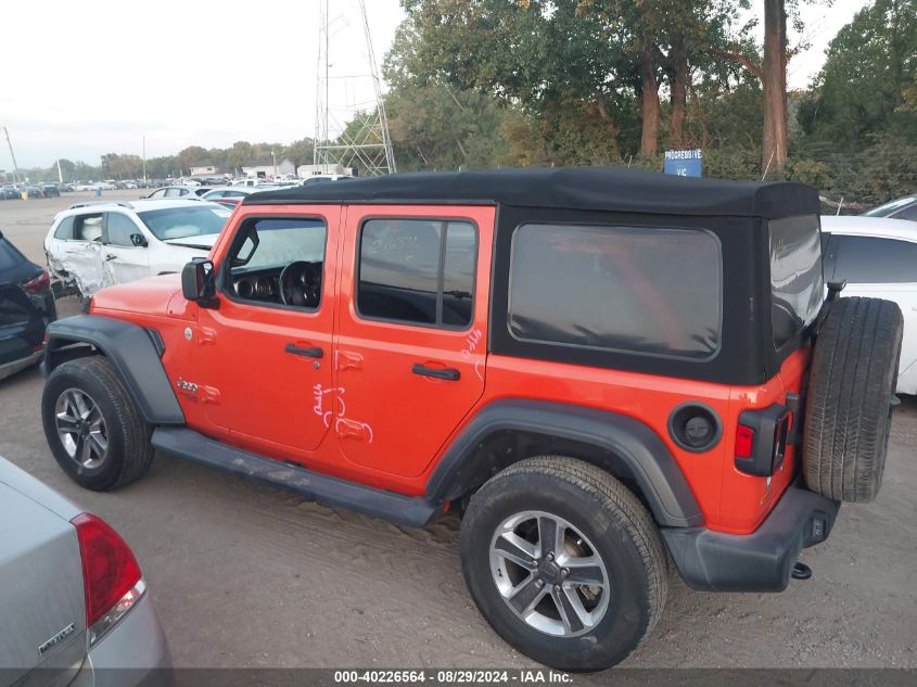 2018 Jeep Wrangler Unlimited Sport S 4X4 VIN: 1C4HJXDG6JW216336 Lot: 40226564