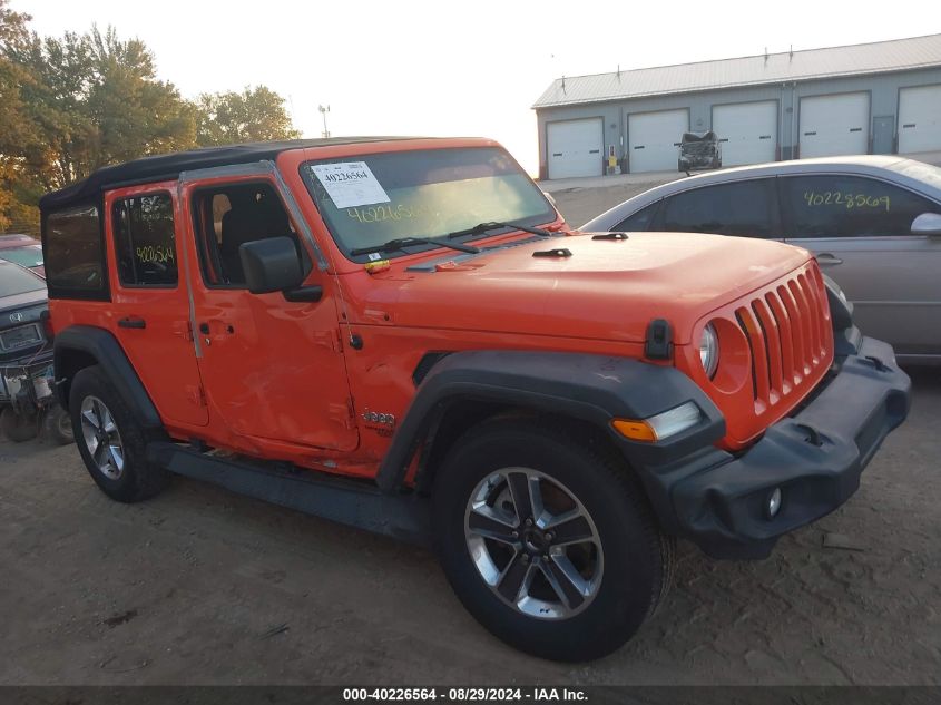 2018 Jeep Wrangler Unlimited Sport S 4X4 VIN: 1C4HJXDG6JW216336 Lot: 40226564