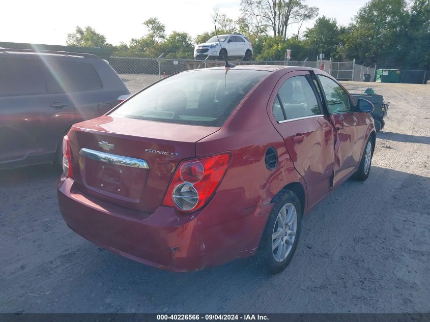 2012 Chevrolet Sonic 2Lt VIN: 1G1JC5SH5C4214144 Lot: 40226566