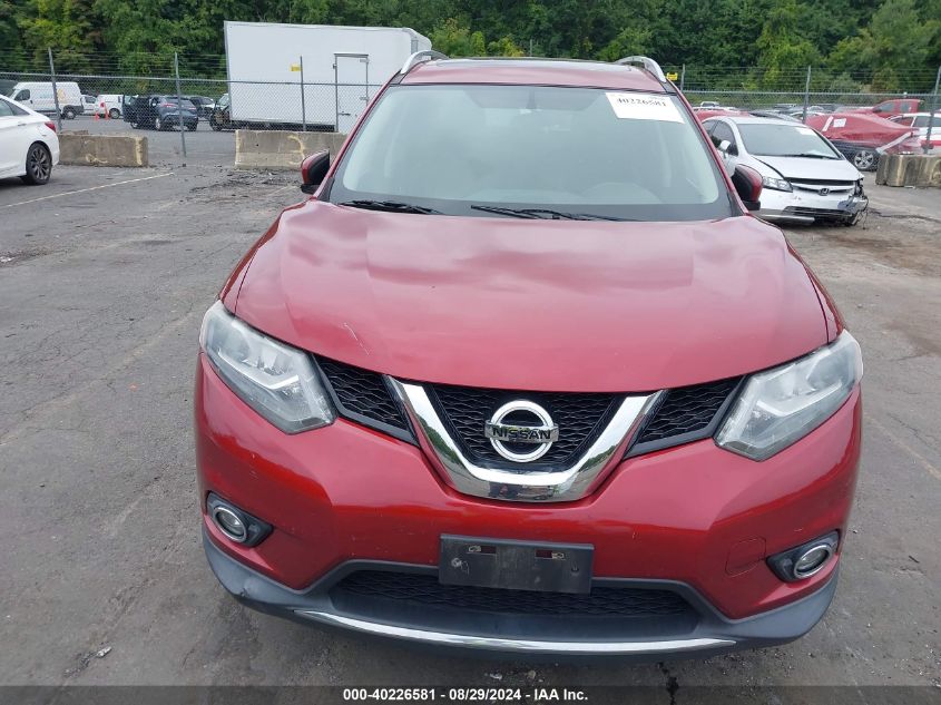 2015 Nissan Rogue Sl VIN: 5N1AT2MV1FC769414 Lot: 40226581