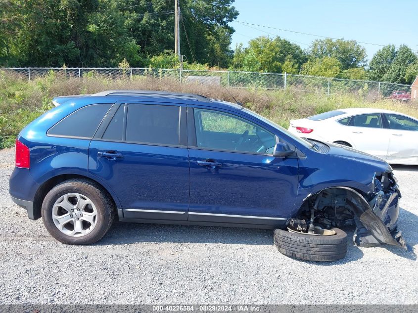 2012 Ford Edge Sel VIN: 2FMDK4JC2CBA45175 Lot: 40226584