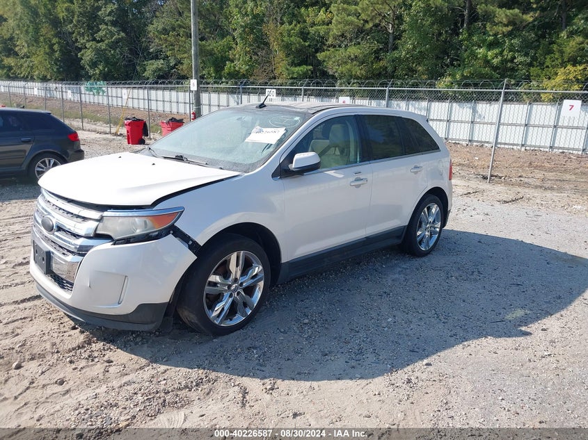 Vin: 2fmdk3k93cba09878, lot: 40714744, ford edge limited 20122