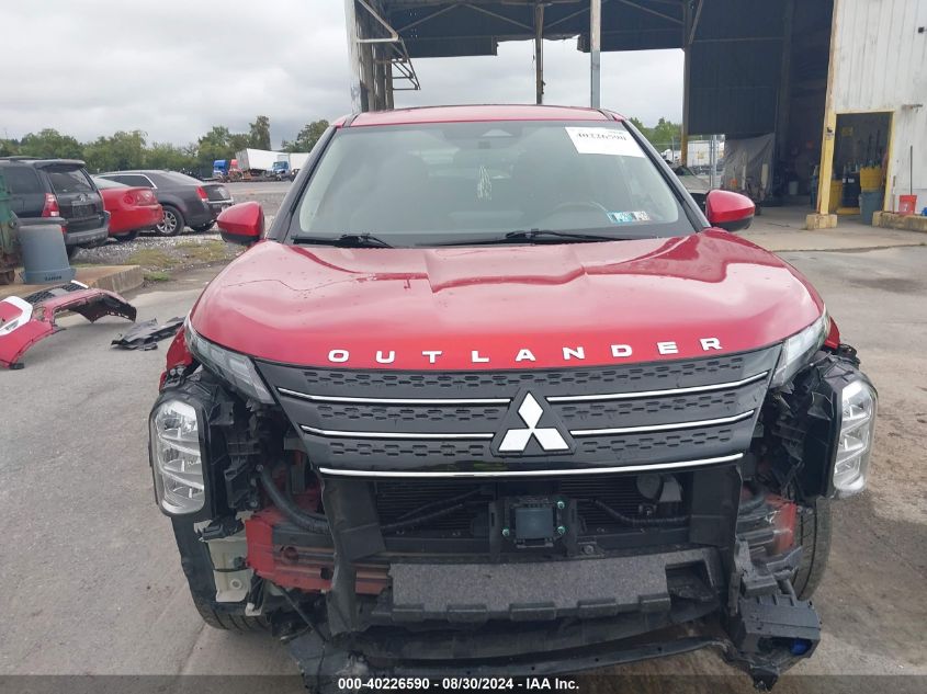 2022 Mitsubishi Outlander Black Edition 2Wd/Se 2.5 2Wd/Se Launch Edition 2Wd VIN: JA4J3UA88NZ004902 Lot: 40226590