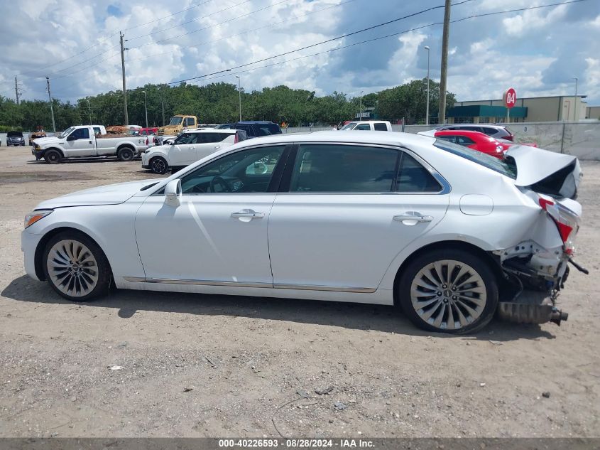 2018 Genesis G90 3.3T Premium VIN: KMHG34JA7JU044717 Lot: 40226593