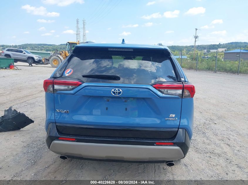 2022 Toyota Rav4 Se Hybrid VIN: JTM16RFV2ND066172 Lot: 40226628