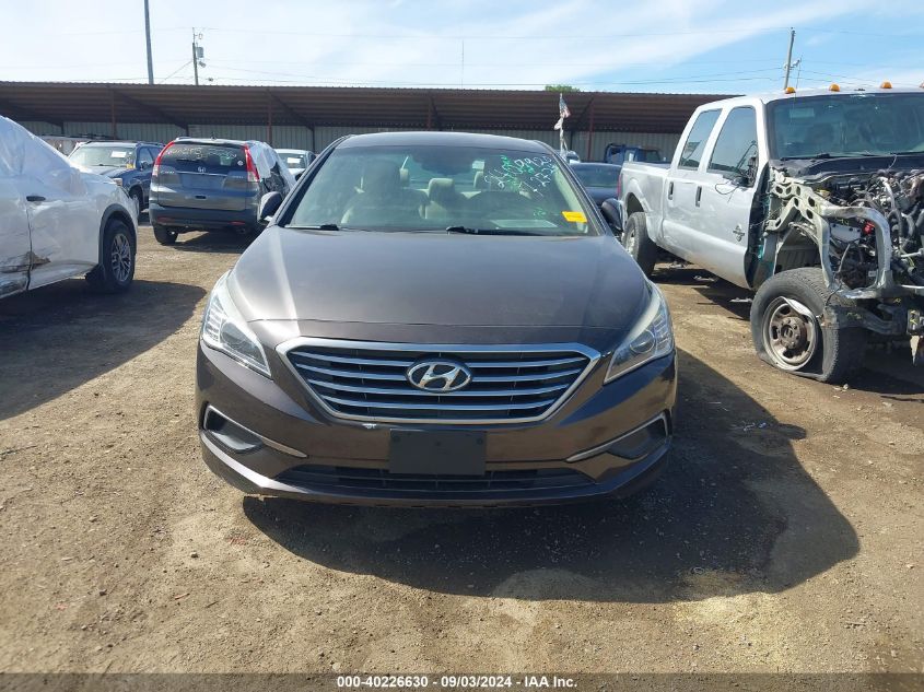 2016 Hyundai Sonata Se VIN: 5NPE24AF2GH385004 Lot: 40226630