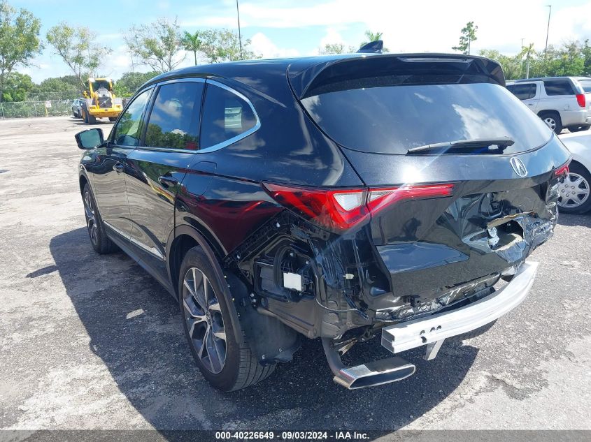 2023 Acura Mdx Technology Package VIN: 5J8YE1H45PL038061 Lot: 40226649