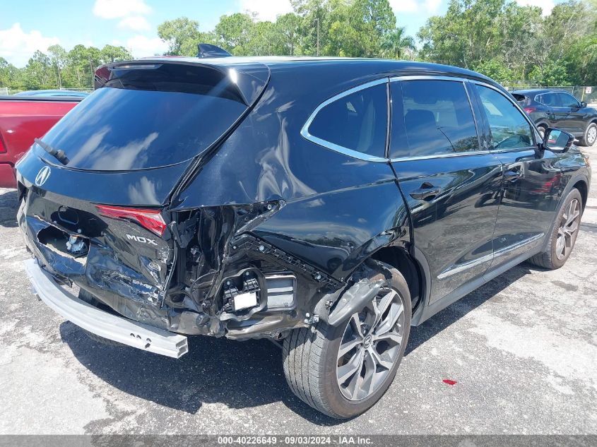 2023 Acura Mdx Technology Package VIN: 5J8YE1H45PL038061 Lot: 40226649