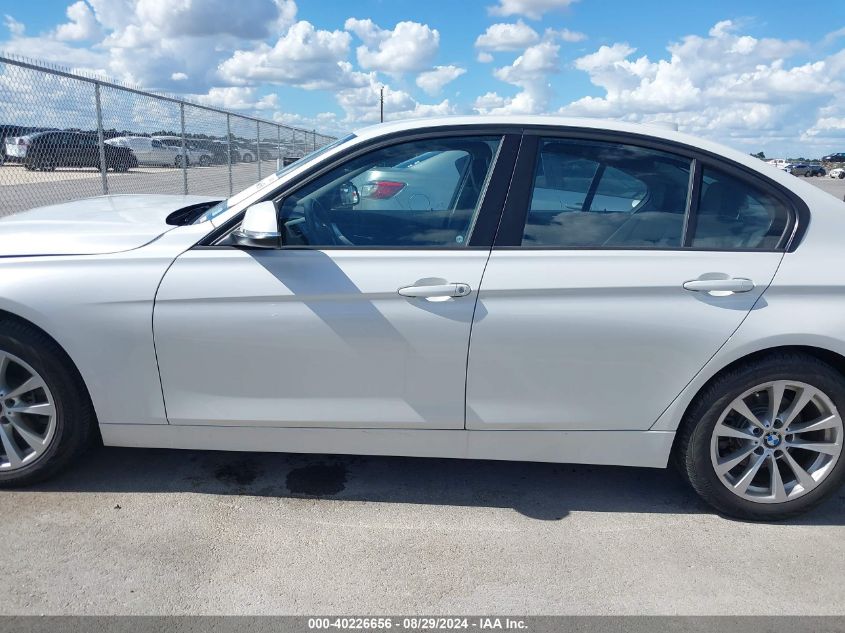 2018 BMW 320I VIN: WBA8E1G5XJNU89682 Lot: 40226656