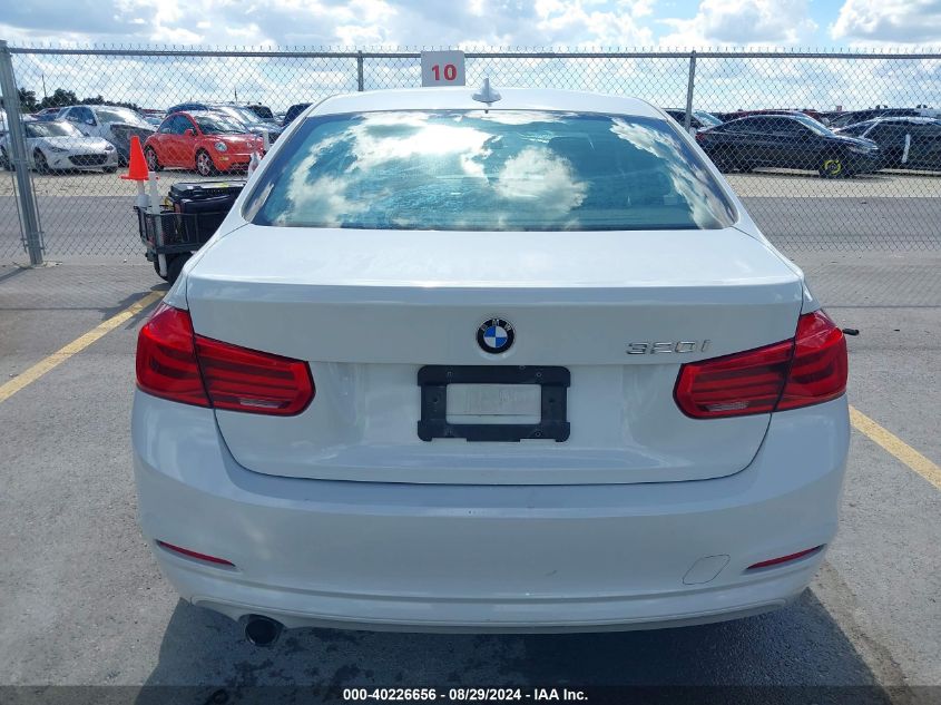 2018 BMW 320I VIN: WBA8E1G5XJNU89682 Lot: 40226656