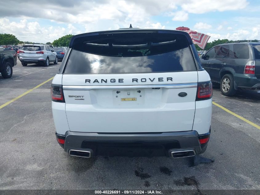 2019 Land Rover Range Rover Sport Hse VIN: SALWR2RV5KA415248 Lot: 40226691