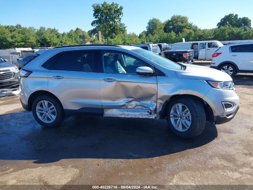 2016 Ford Edge Sel VIN: 2FMPK4J85GBC50245 Lot: 40226716