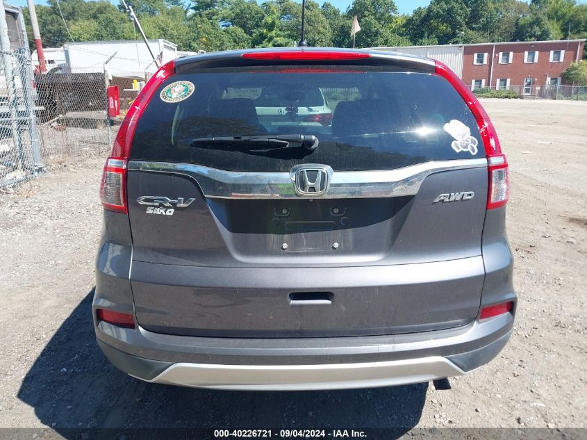 2015 Honda Cr-V Ex VIN: 2HKRM4H50FH644628 Lot: 40226721