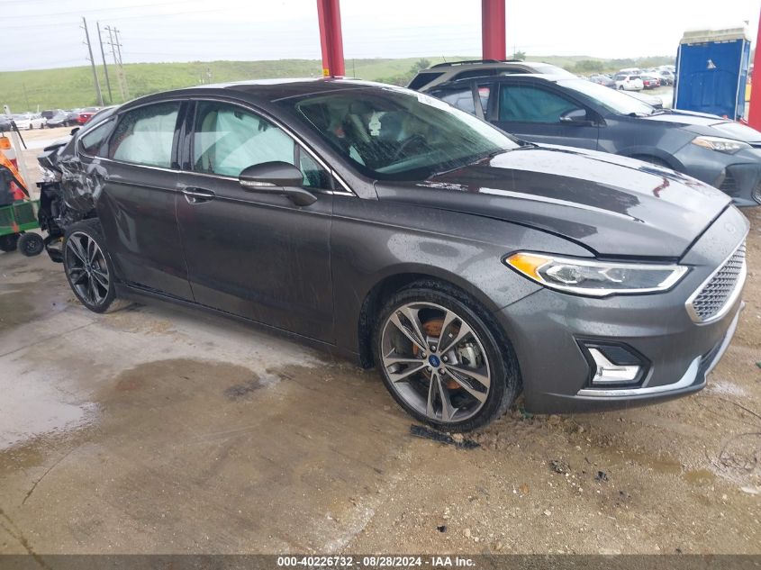 2019 Ford Fusion Titanium VIN: 3FA6P0D99KR143133 Lot: 40226732