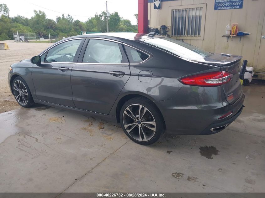 2019 Ford Fusion Titanium VIN: 3FA6P0D99KR143133 Lot: 40226732