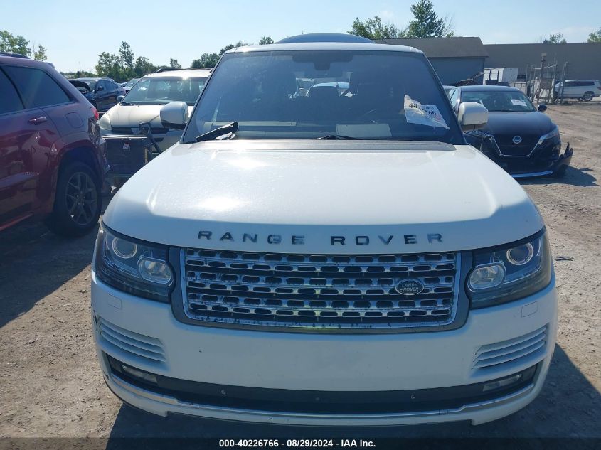 2016 Land Rover Range Rover 5.0L V8 Supercharged VIN: SALGS2EF4GA305435 Lot: 40226766