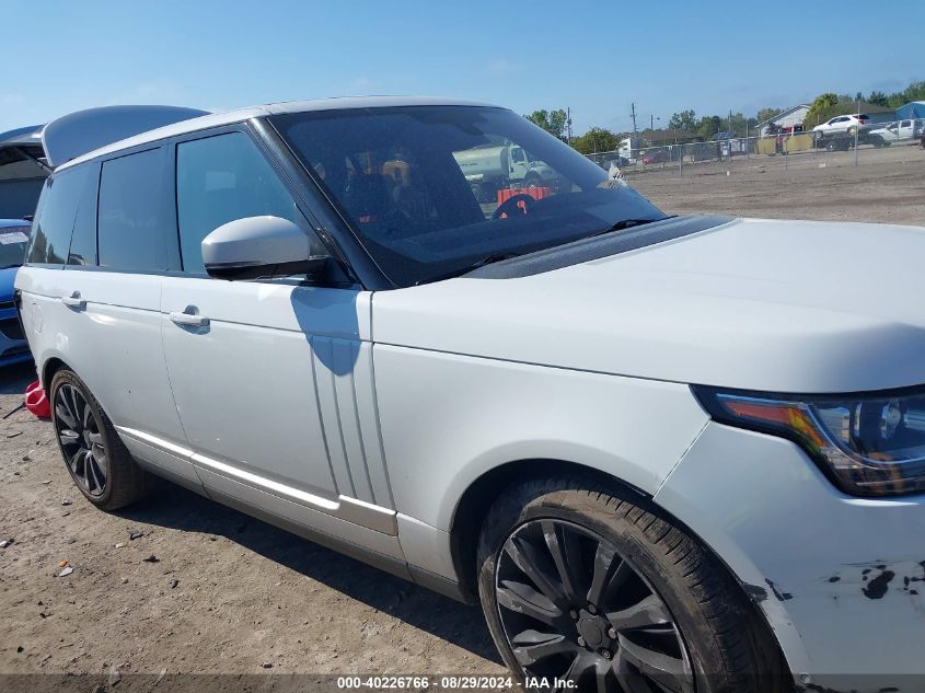 2016 Land Rover Range Rover 5.0L V8 Supercharged VIN: SALGS2EF4GA305435 Lot: 40226766