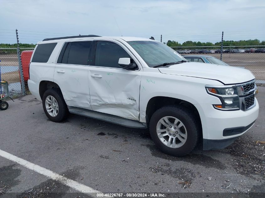 2015 Chevrolet Tahoe Ls VIN: 1GNSKAKCXFR187923 Lot: 40226767