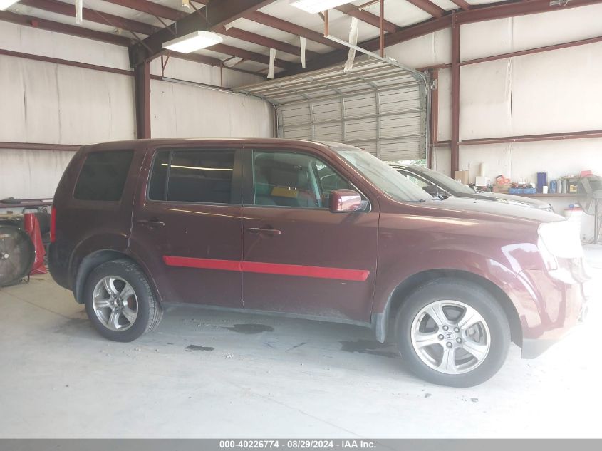 2014 Honda Pilot Ex-L VIN: 5FNYF4H50EB035347 Lot: 40226774