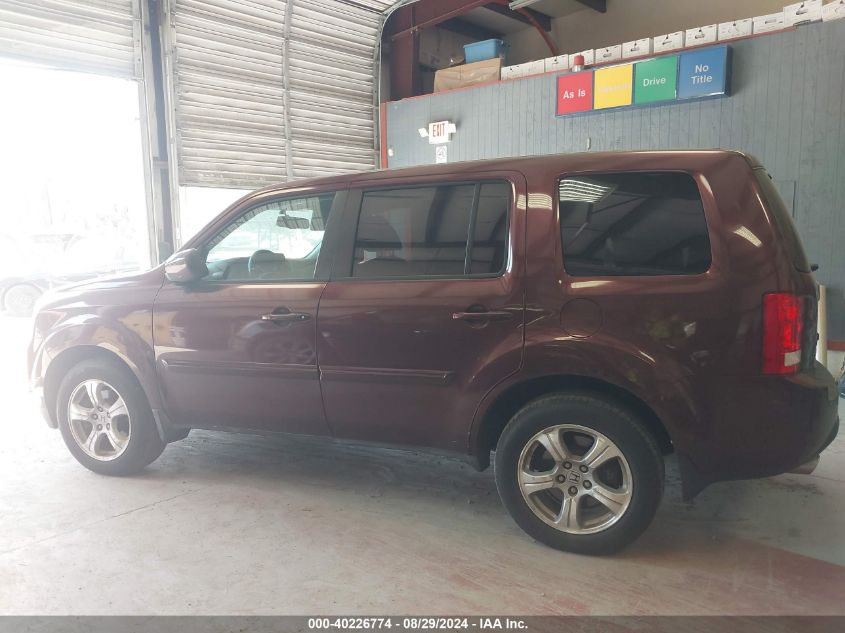 2014 Honda Pilot Ex-L VIN: 5FNYF4H50EB035347 Lot: 40226774