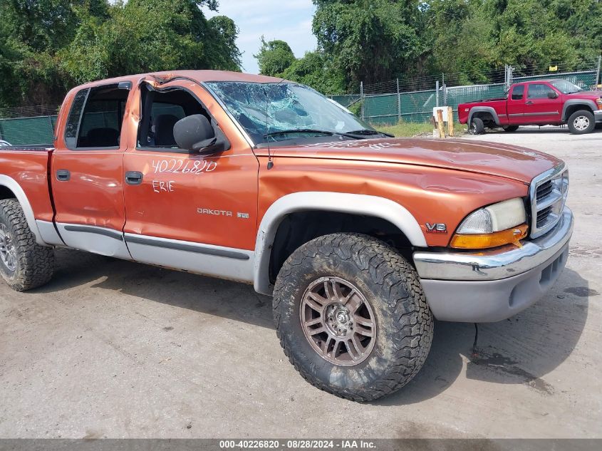 2000 Dodge Dakota Slt/Sport VIN: 1B7HG2AZ6YS629513 Lot: 40226820