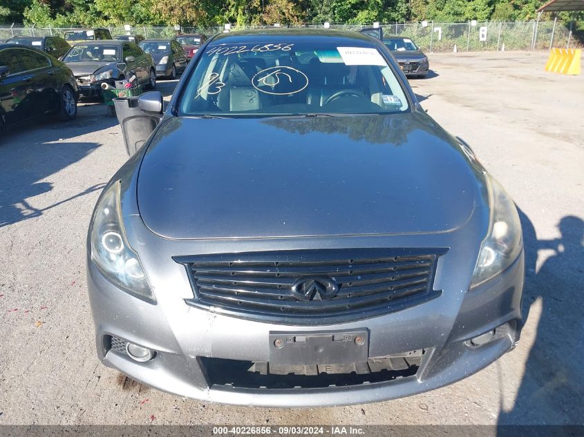 2010 Infiniti G37X VIN: JN1CV6AR4AM451833 Lot: 40226856