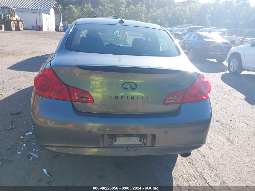 2010 Infiniti G37X VIN: JN1CV6AR4AM451833 Lot: 40226856