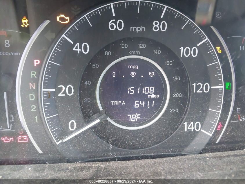 2012 Honda Cr-V Ex VIN: 3CZRM3H53CG705110 Lot: 40226857