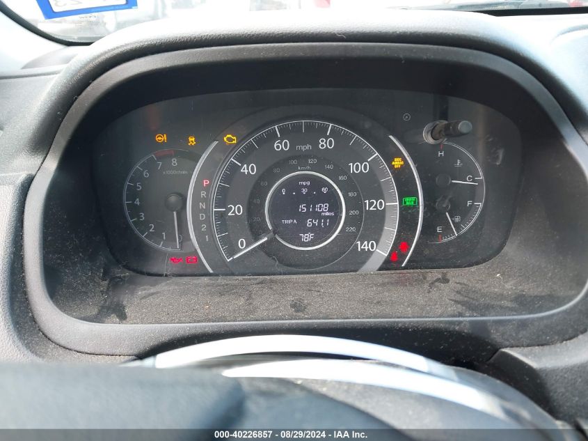 2012 Honda Cr-V Ex VIN: 3CZRM3H53CG705110 Lot: 40226857