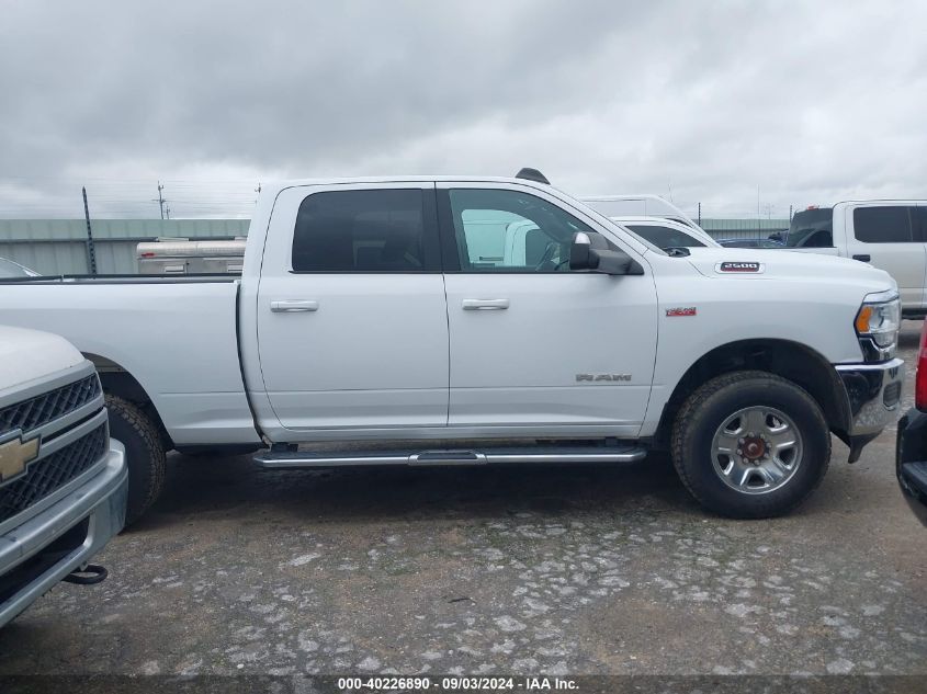 2021 Ram 2500 Big Horn 4X4 6'4 Box VIN: 3C6UR5DJ5MG554635 Lot: 40226890