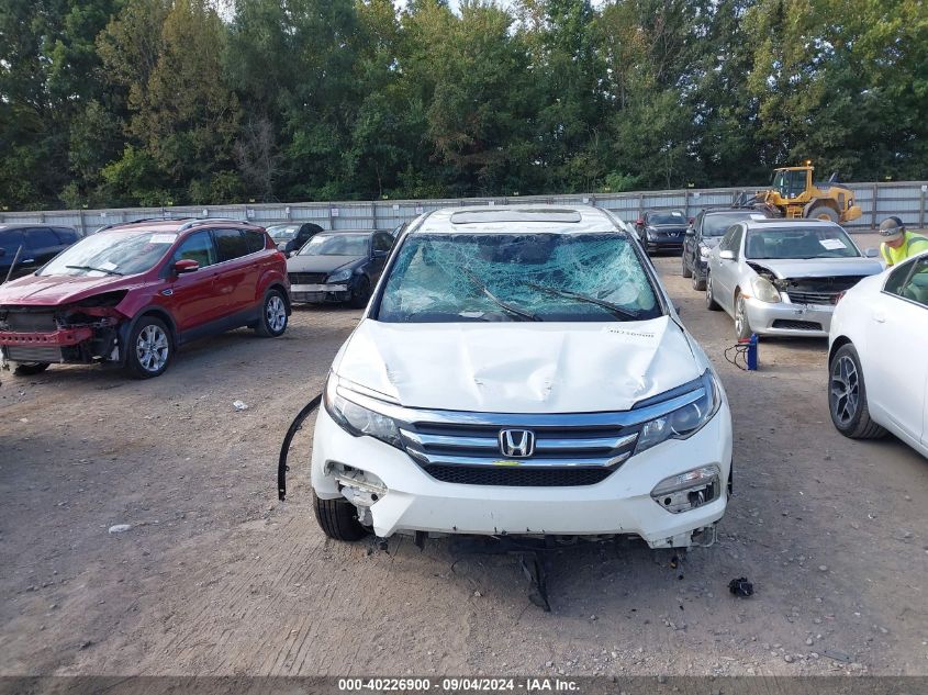 2017 Honda Pilot Ex-L VIN: 5FNYF6H57HB070662 Lot: 40226900