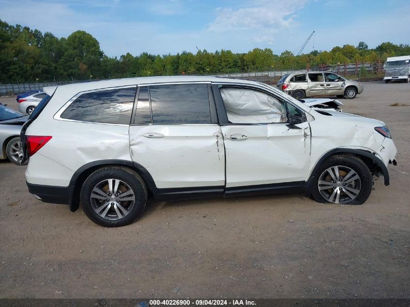 2017 Honda Pilot Ex-L VIN: 5FNYF6H57HB070662 Lot: 40226900