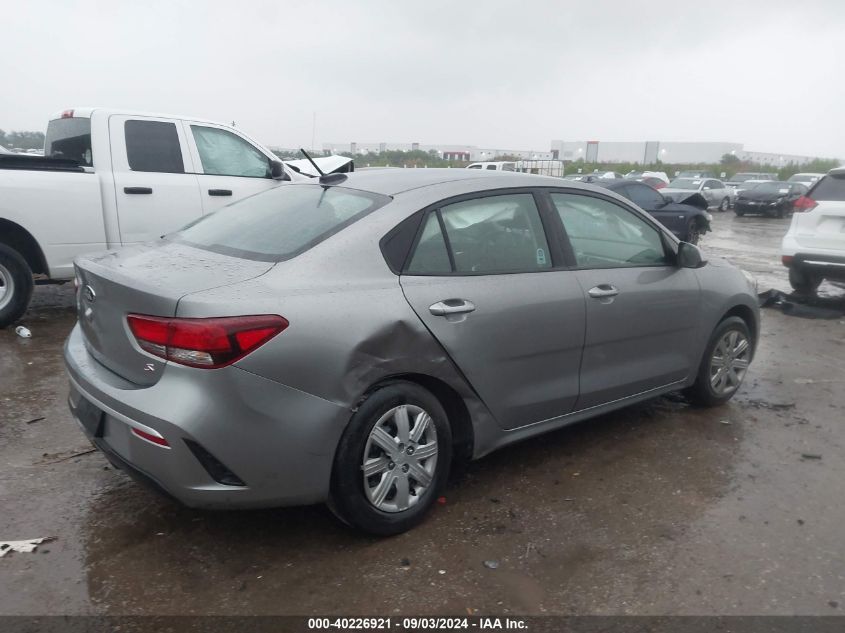 2021 Kia Rio S VIN: 3KPA24AD4ME393117 Lot: 40226921