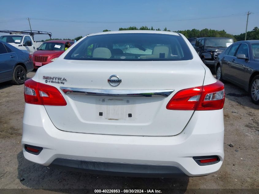 2016 Nissan Sentra S VIN: 3N1AB7APXGY323963 Lot: 40226953