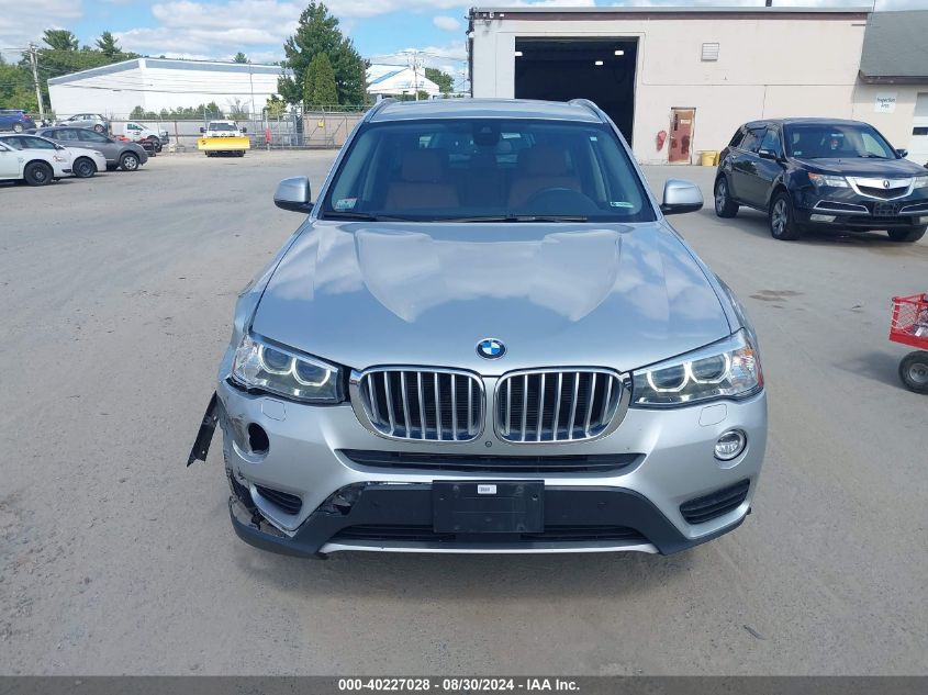 2017 BMW X3 xDrive28I VIN: 5UXWX9C3XH0W74926 Lot: 40227028