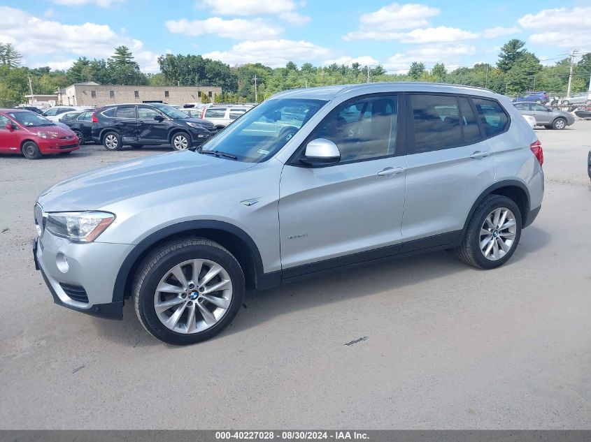 2017 BMW X3 XDRIVE28I - 5UXWX9C3XH0W74926