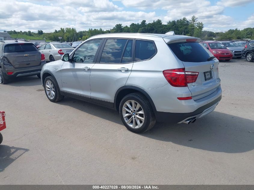 2017 BMW X3 XDRIVE28I - 5UXWX9C3XH0W74926