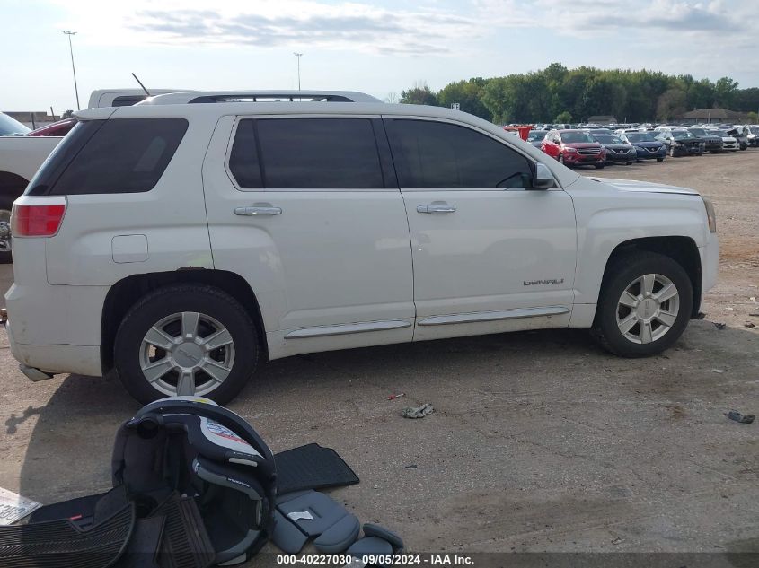 2013 GMC Terrain Denali VIN: 2GKFLZE33D6295928 Lot: 40227030