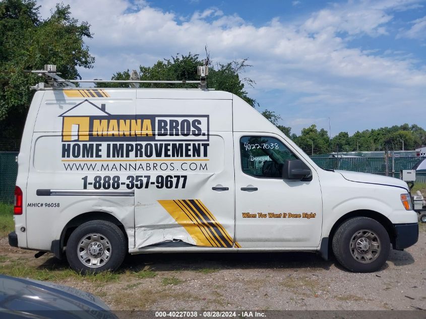 2018 NISSAN NV CARGO NV2500 HD SV V6 - 1N6BF0LY7JN814883