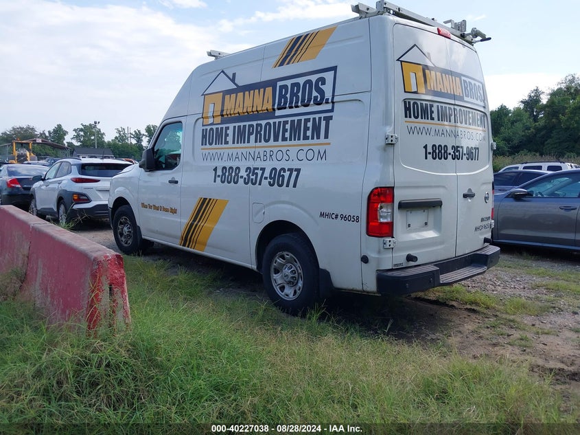 2018 NISSAN NV CARGO NV2500 HD SV V6 - 1N6BF0LY7JN814883