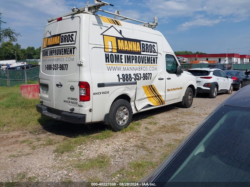 2018 NISSAN NV CARGO NV2500 HD SV V6 - 1N6BF0LY7JN814883