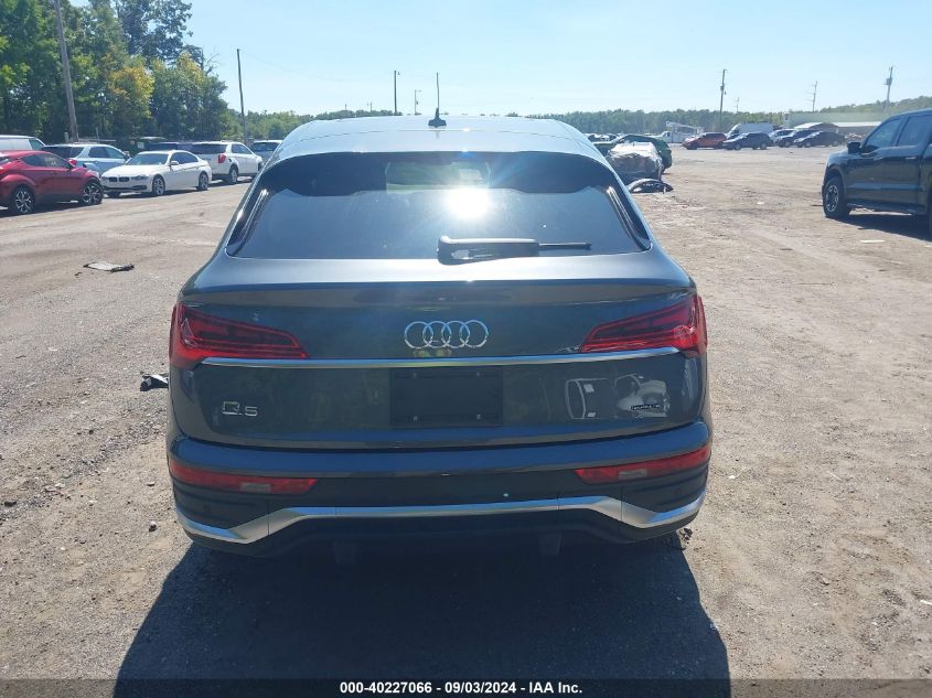 2022 Audi Q5 Sportback Premium 45 Tfsi S Line Quattro S Tronic VIN: WA14AAFYXN2100565 Lot: 40227066