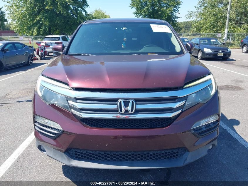 2017 Honda Pilot Ex VIN: 5FNYF5H36HB008193 Lot: 40227071