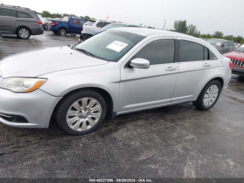 2012 Chrysler 200 Lx VIN: 1C3CCBAB5CN145417 Lot: 40227096