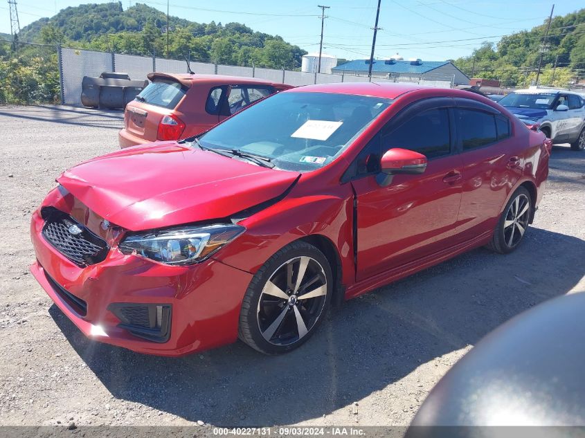 2017 Subaru Impreza 2.0I Sport VIN: 4S3GKAK60H3627937 Lot: 40227131