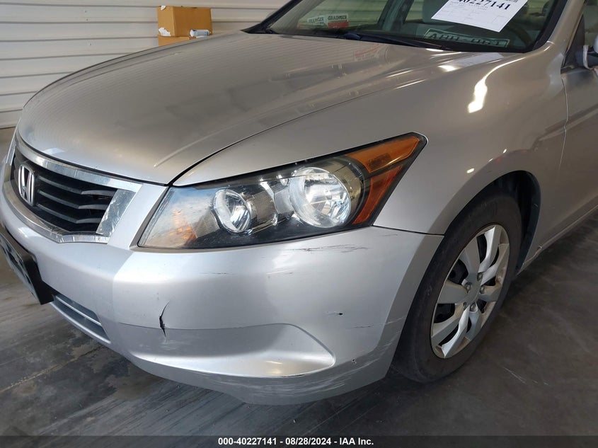 2009 Honda Accord 2.4 Lx VIN: 1HGCP26349A060118 Lot: 40227141