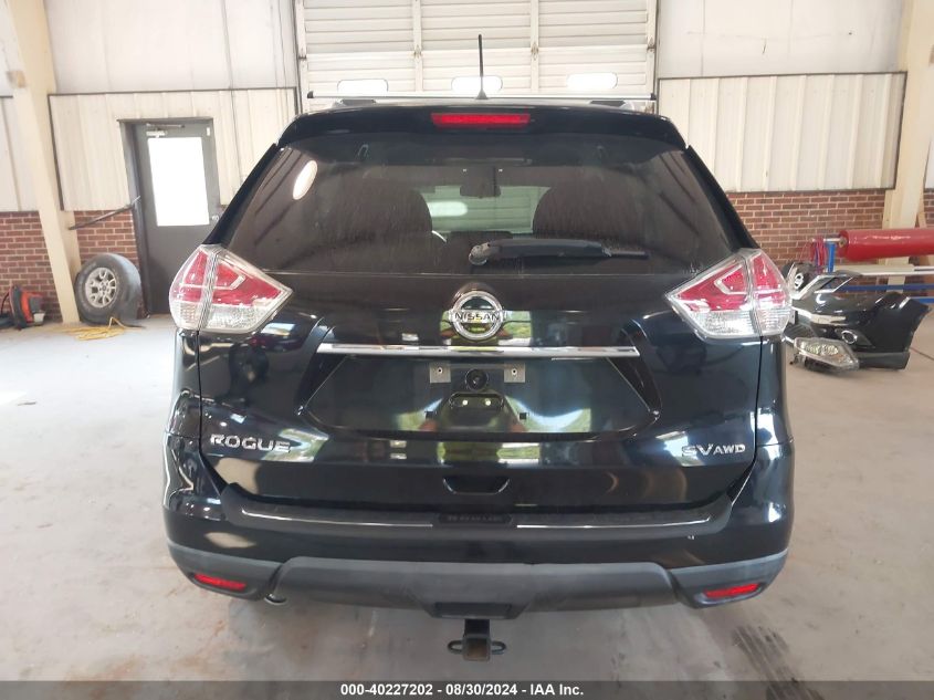 2015 Nissan Rogue Sv VIN: KNMAT2MV9FP520419 Lot: 40227202