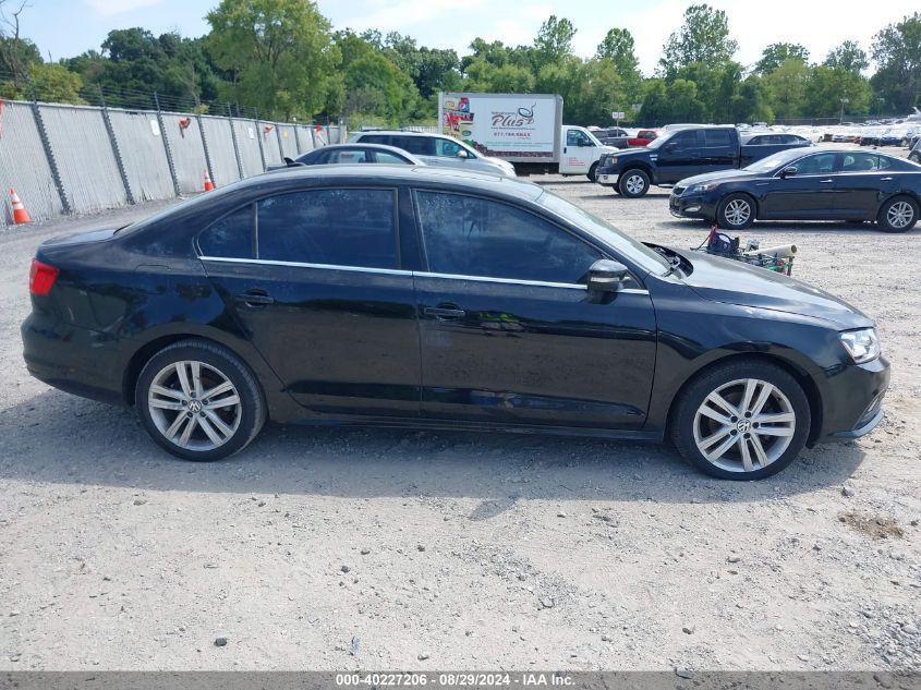 2015 Volkswagen Jetta 1.8T Sel VIN: 3VWL17AJ5FM282424 Lot: 40227206