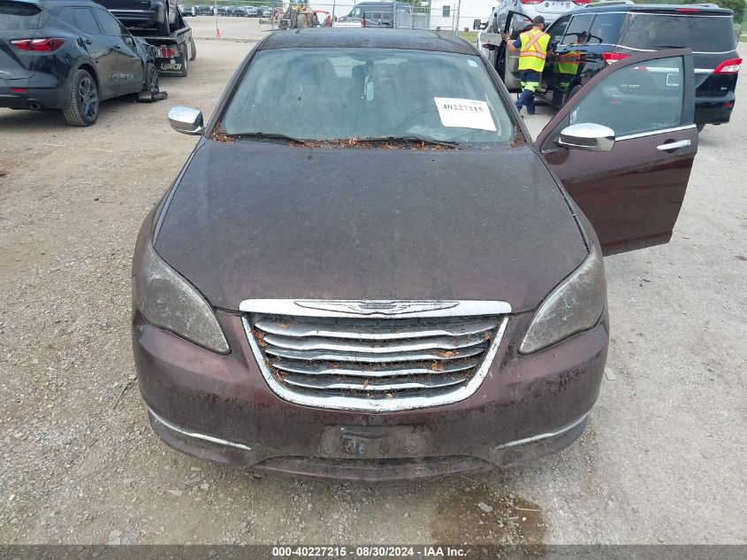 2012 Chrysler 200 Limited VIN: 1C3CCBCG3CN304346 Lot: 40227215