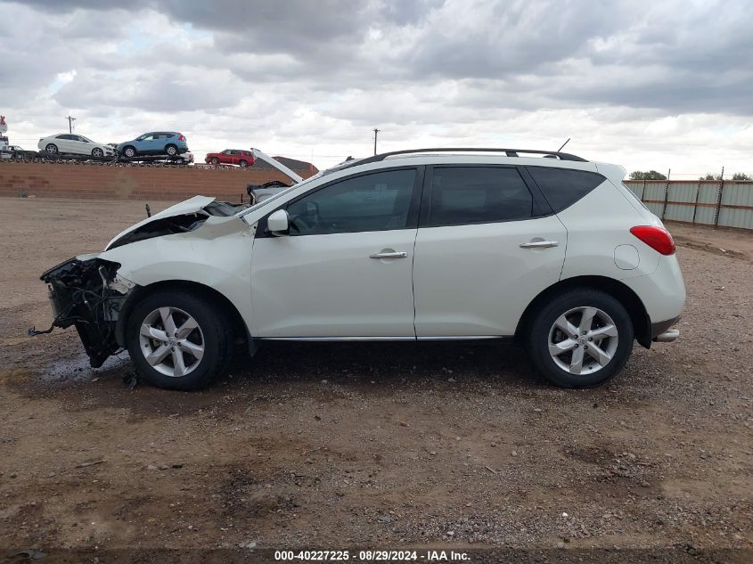 2009 Nissan Murano Sl VIN: JN8AZ18U59W016085 Lot: 40227225